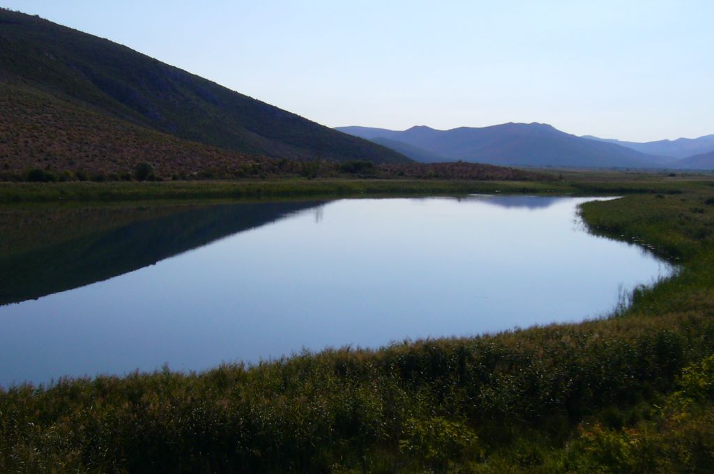 Jezero v rezervaci Hutovo Blato